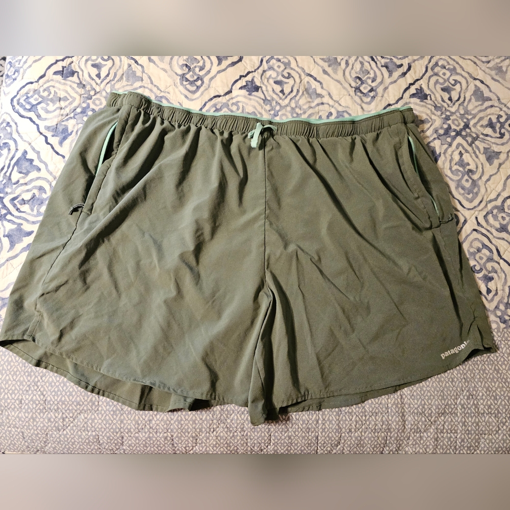 Patagonia Women's Multi Trails Shorts XXL Sage/Mint